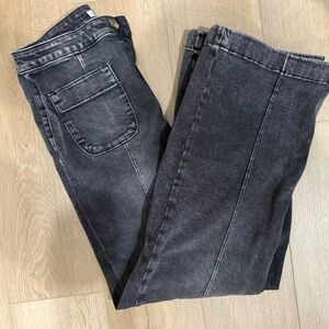 LC Lauren Conrad Super High Rise Wide Leg Jeans size 8